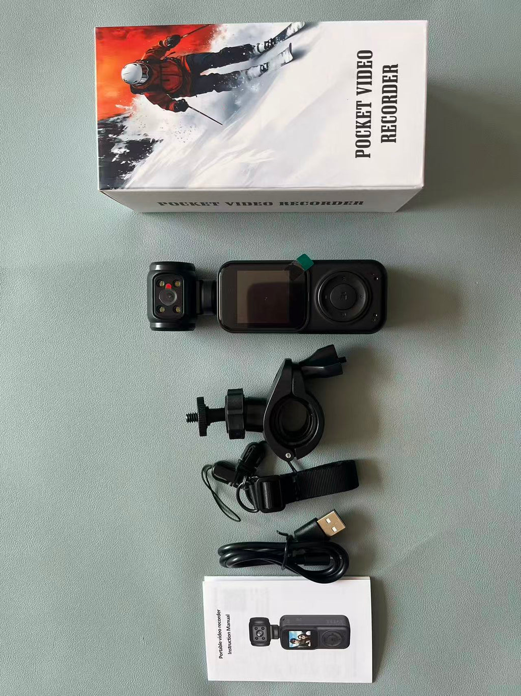 4K Dual Lens Action Camera – Handheld Outdoor Sports DV