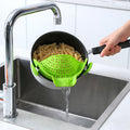 Silicone Pot Strainer Clip – Universal Pan Drain Stopper