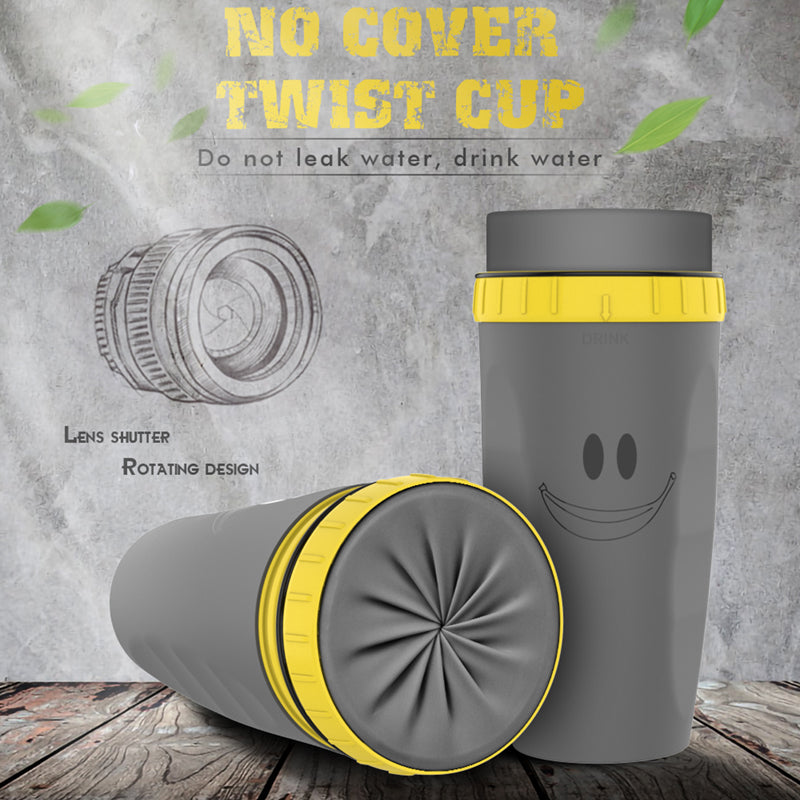 Insulated Travel Tumbler with Straw – Double Wall Water Bottle