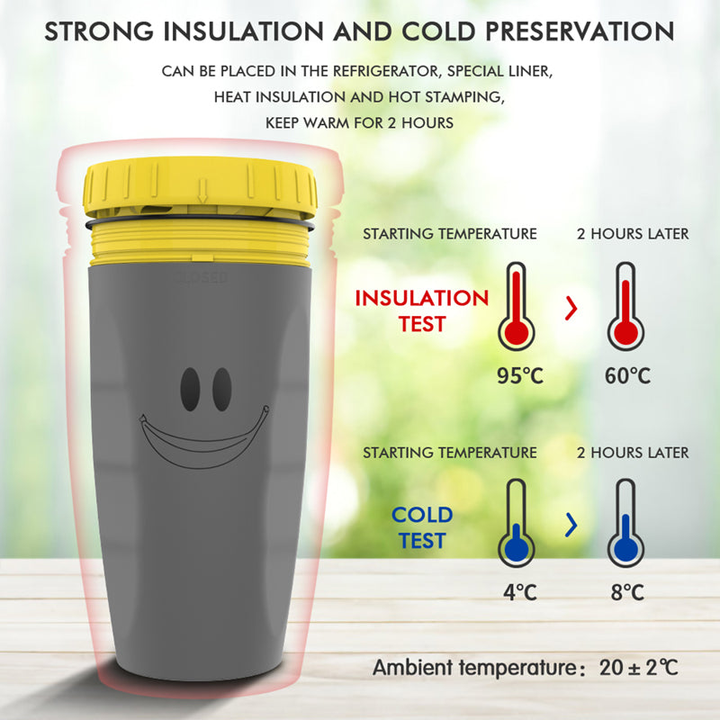 Insulated Travel Tumbler with Straw – Double Wall Water Bottle