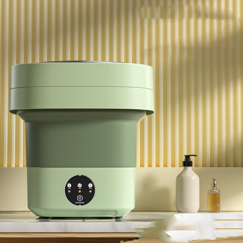Portable Mini Washing Machine – Foldable with Spin Dry