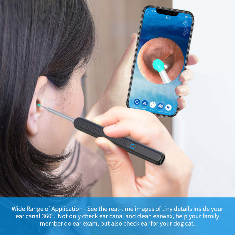 Wireless Ear Cleaner Camera – Otoscope Ear Wax Removal Tool