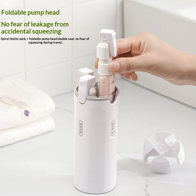 4-in-1 Travel Bottle Set – Leak-Proof Portable Dispenser