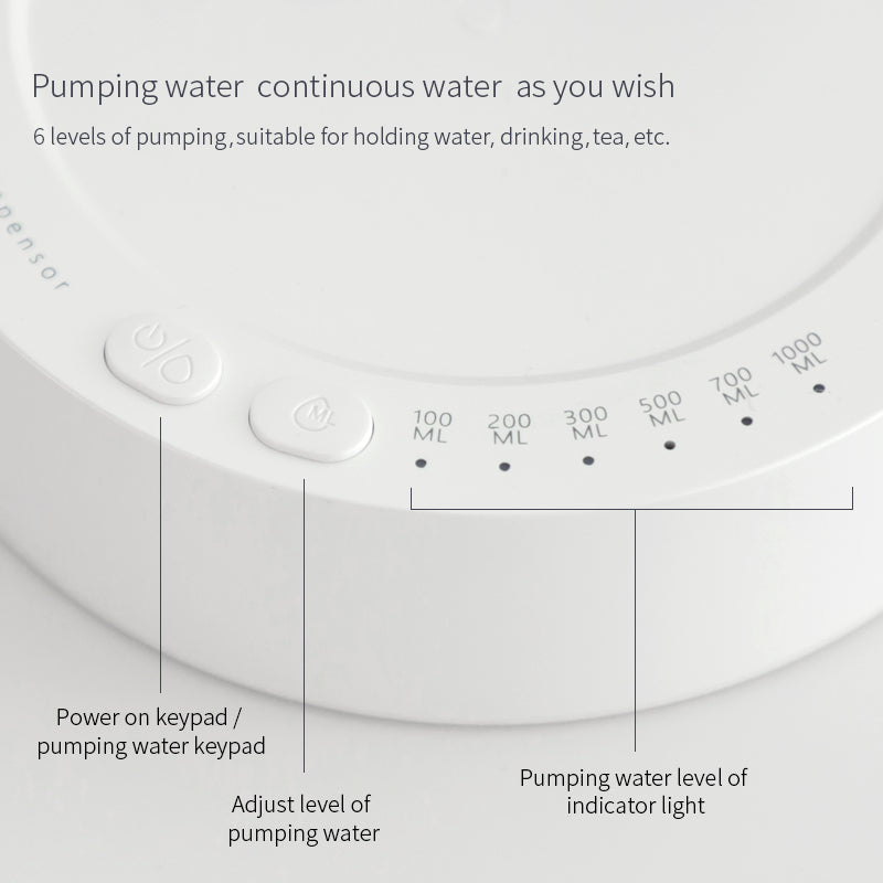 Automatic Electric Water Dispenser – Rechargeable Desk Pump