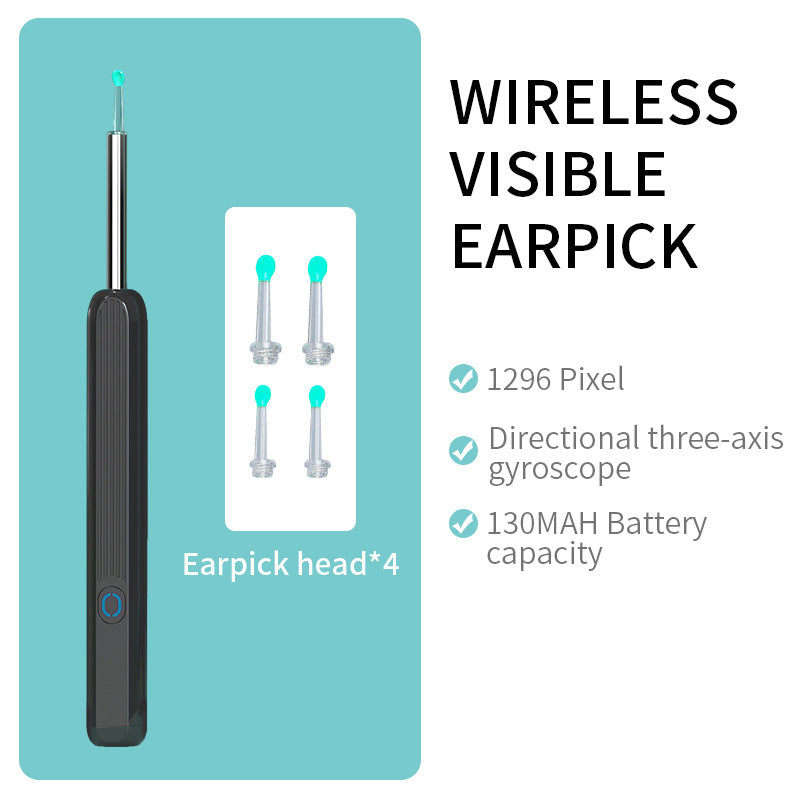 Wireless Ear Cleaner Camera – Otoscope Ear Wax Removal Tool
