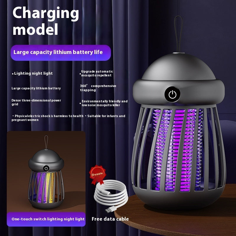 Electric Mosquito Killer Lamp – Silent USB Insect Trap