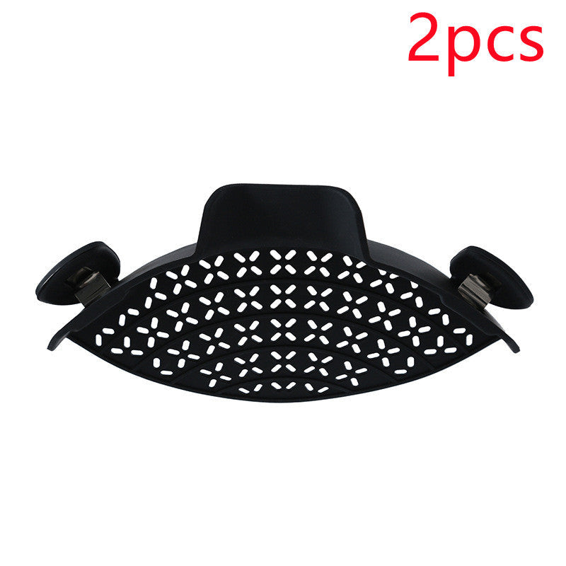 Silicone Pot Strainer Clip – Universal Pan Drain Stopper