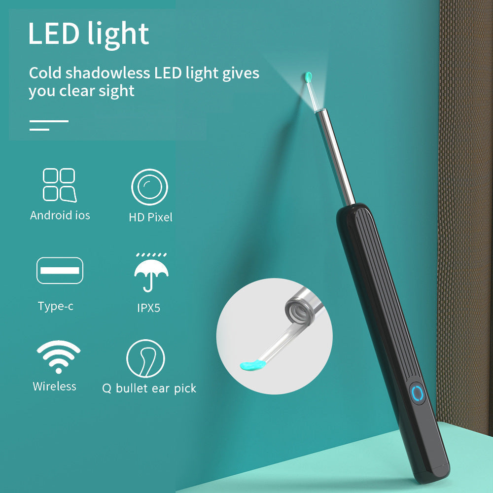 Wireless Ear Cleaner Camera – Otoscope Ear Wax Removal Tool