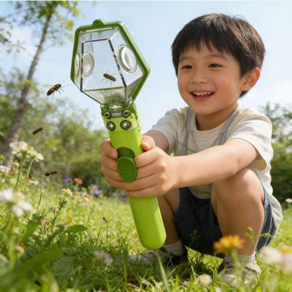 Kids Bug Catcher Magnifying Glass – Portable Insect Viewer