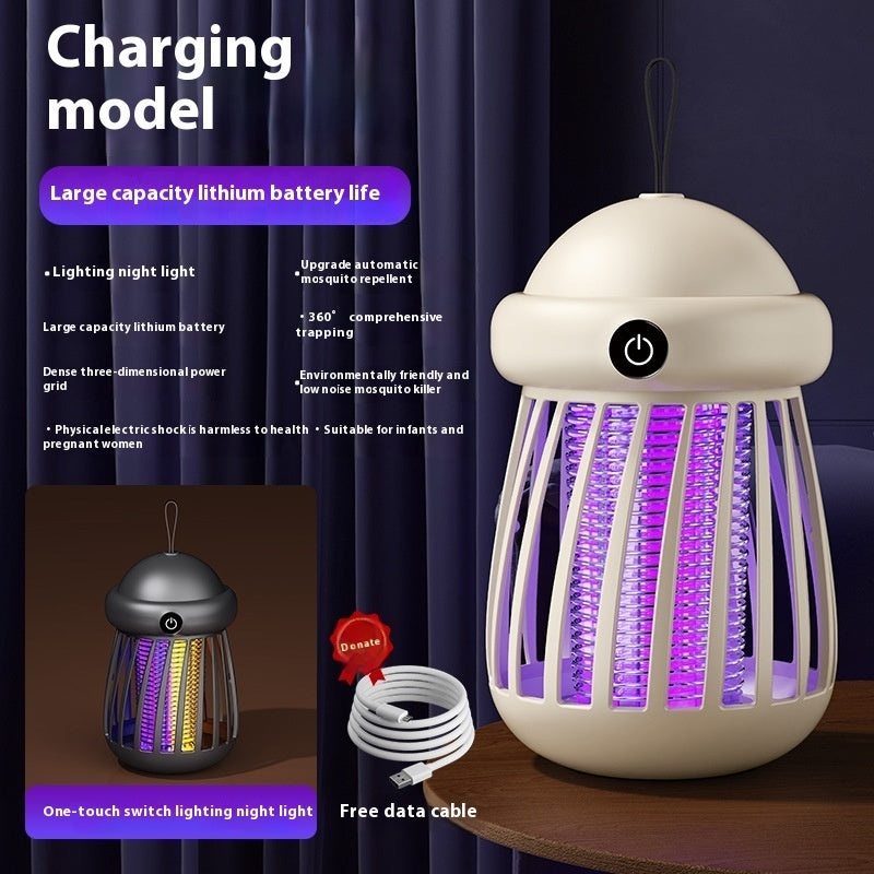 Electric Mosquito Killer Lamp – Silent USB Insect Trap