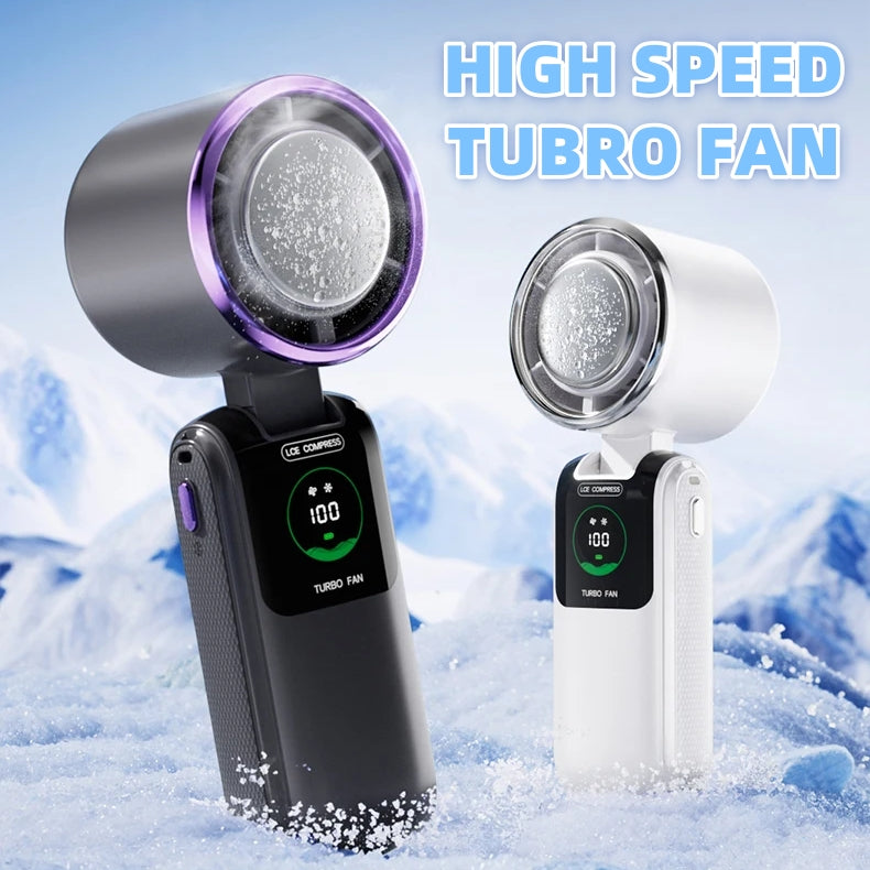 Handheld Electric Fan – Portable Folding Mini Fan, Adjustable Speed