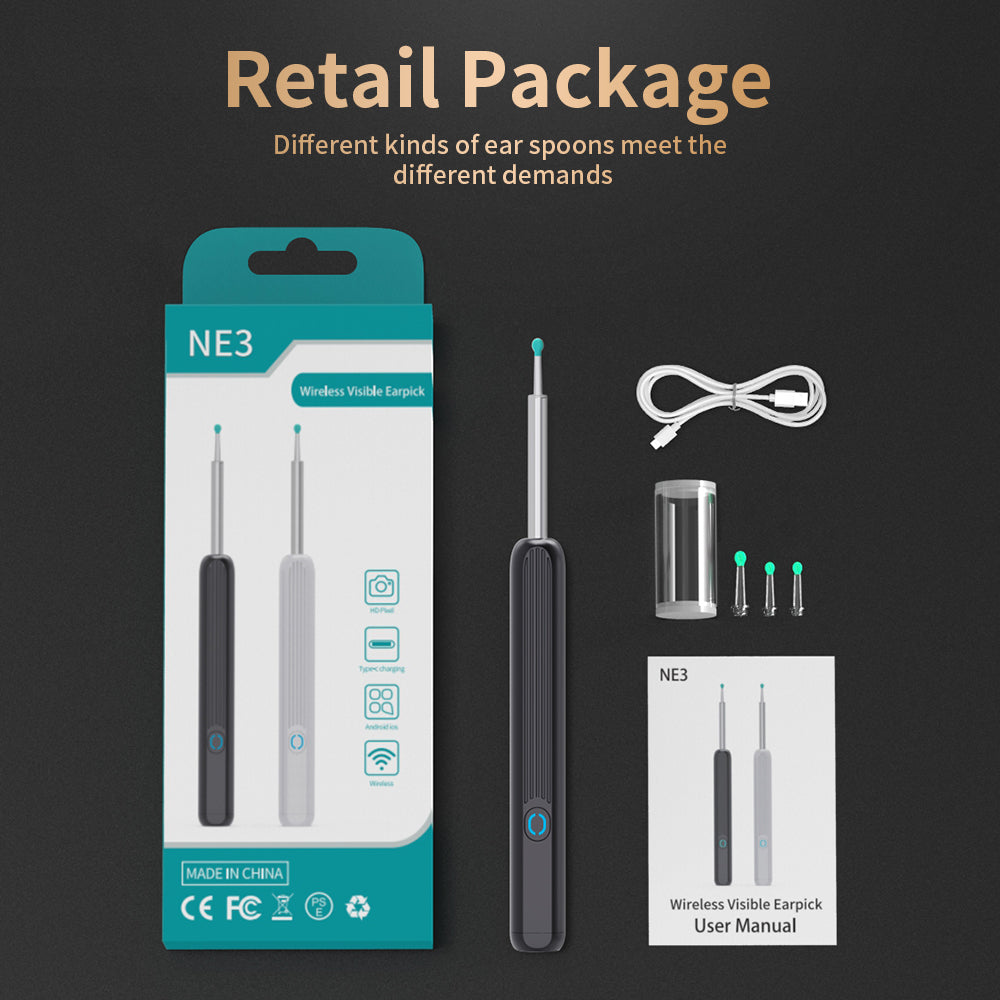 Wireless Ear Cleaner Camera – Otoscope Ear Wax Removal Tool