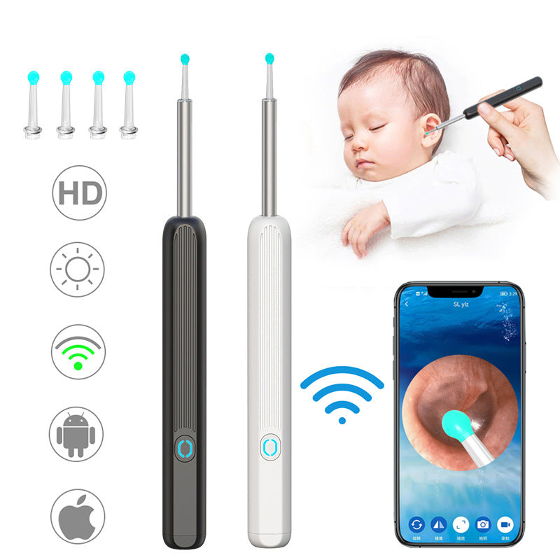 Wireless Ear Cleaner Camera – Otoscope Ear Wax Removal Tool