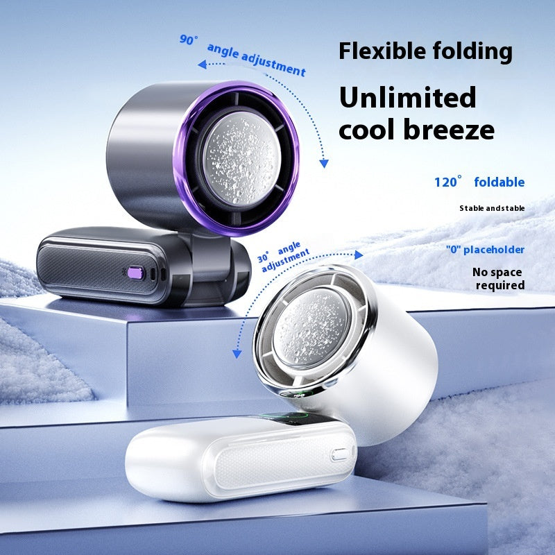 Handheld Electric Fan – Portable Folding Mini Fan, Adjustable Speed