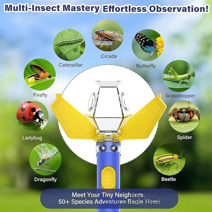Kids Bug Catcher Magnifying Glass – Portable Insect Viewer