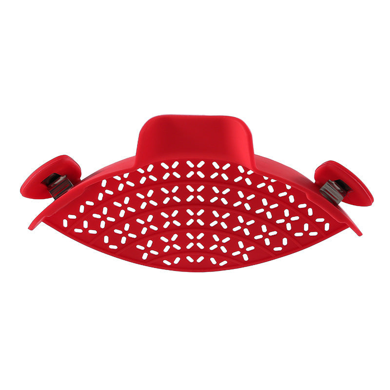 Silicone Pot Strainer Clip – Universal Pan Drain Stopper