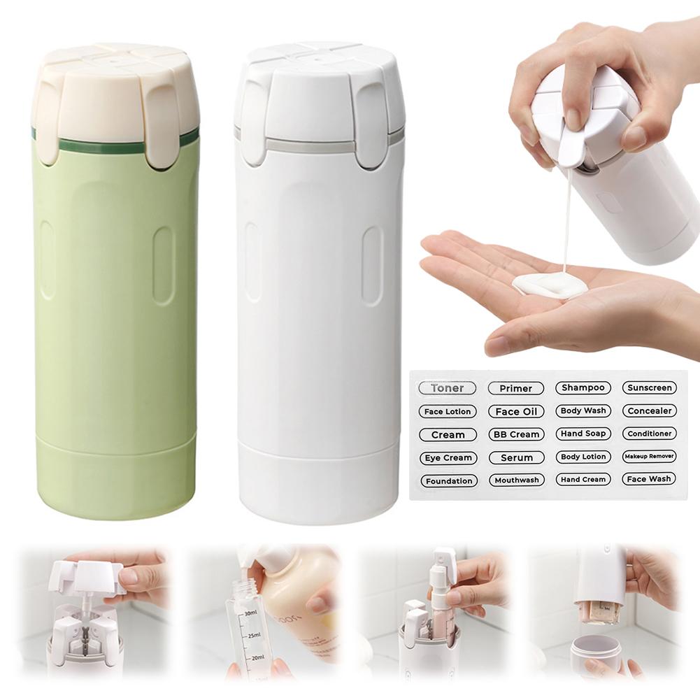 4-in-1 Travel Bottle Set – Leak-Proof Portable Dispenser