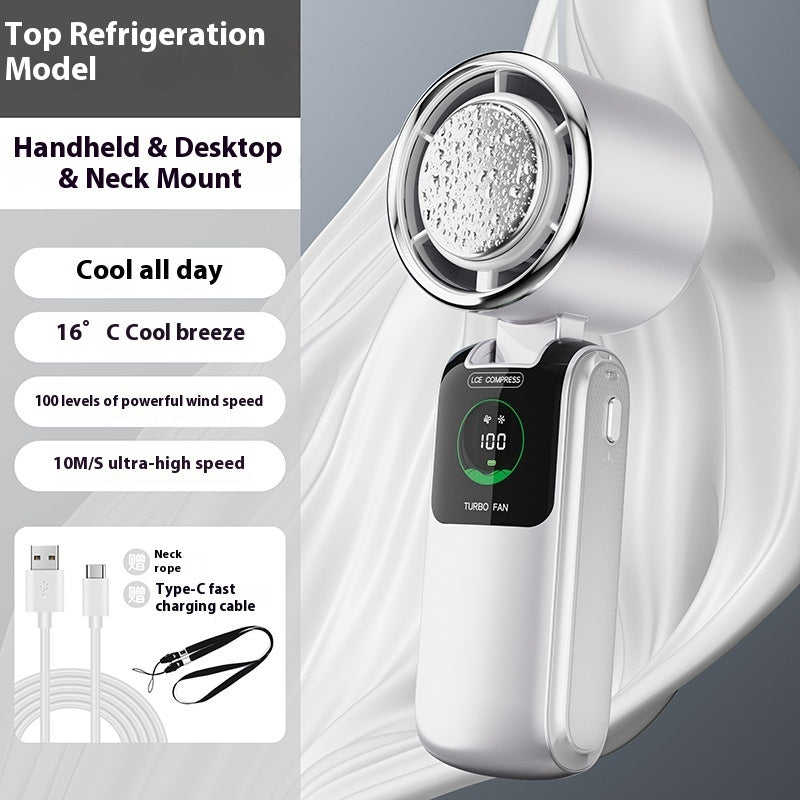 Handheld Electric Fan – Portable Folding Mini Fan, Adjustable Speed