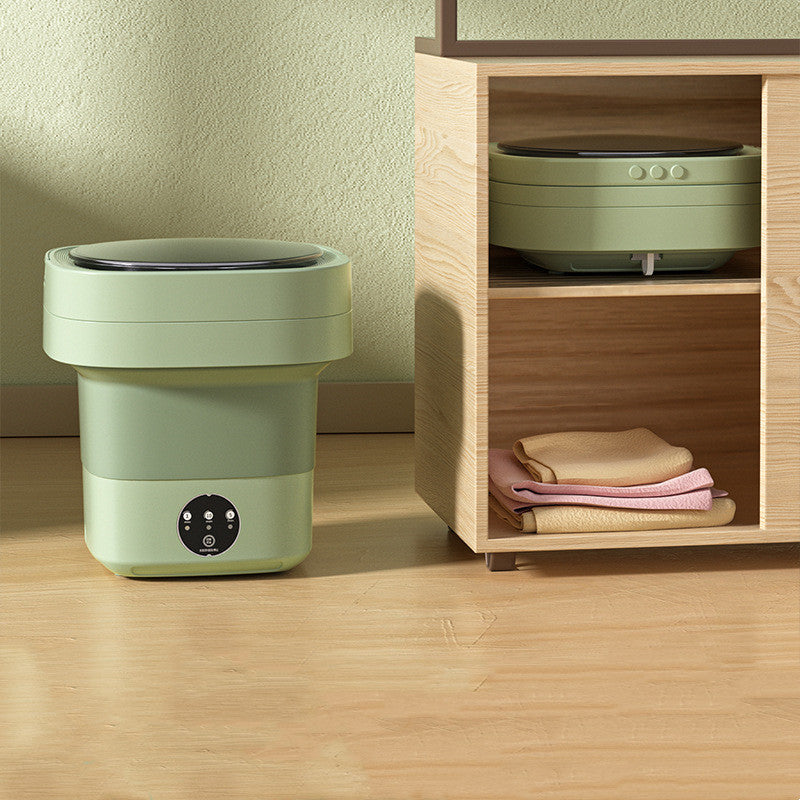 Portable Mini Washing Machine – Foldable with Spin Dry