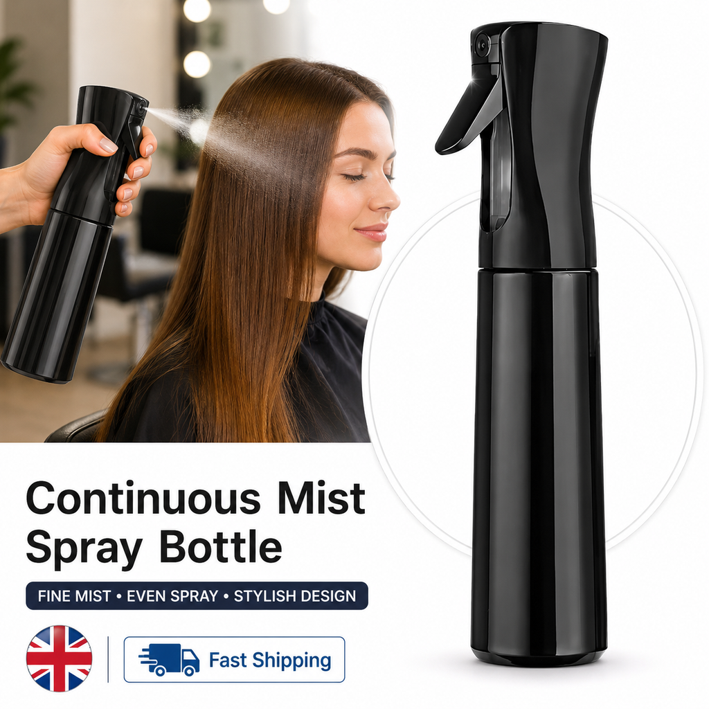2-Pack Continuous Mist Spray Bottles – Fine Mist Sprayer