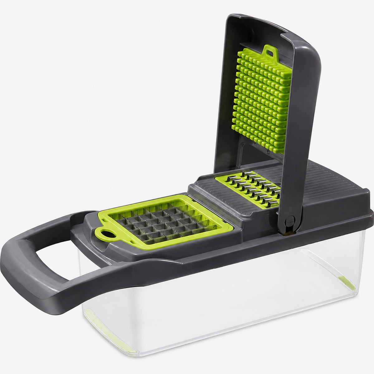 12-in-1 Vegetable Chopper & Mandoline Slicer with Container