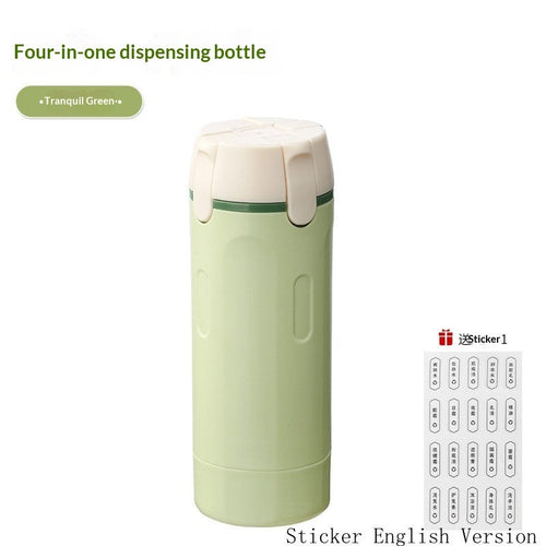 4-in-1 Travel Bottle Set – Leak-Proof Portable Dispenser