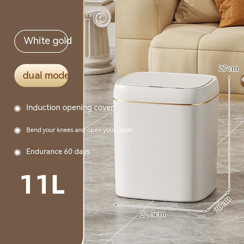 Smart Sensor Trash Can with Lid – Touchless Automatic Dustbin